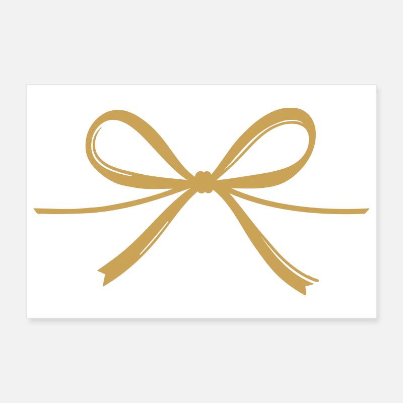 Schleife Personalisierbar Poster 30x20 cm