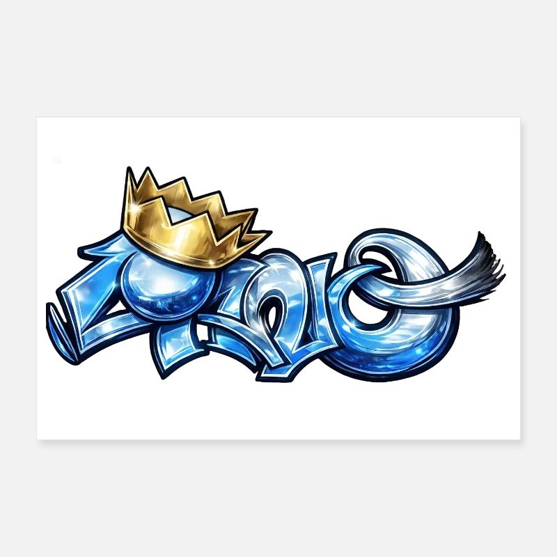 Cano blue Poster 12" x 8" (30x20 cm)