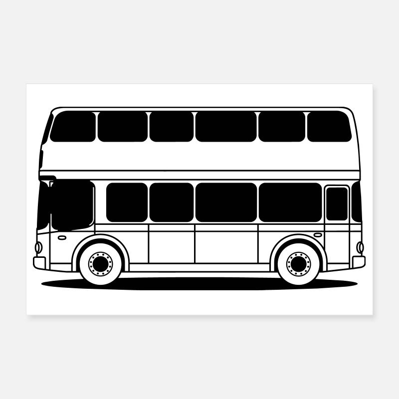 Bus à imsieles Poster 30 x 20 cm