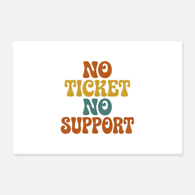IT Support Service Desk IT Helpdesk Nerd Poster 30 x 20 cm