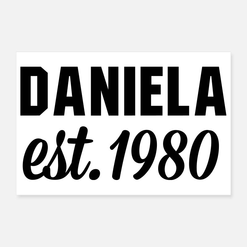 Daniela est 1980 Poster 30x20 cm