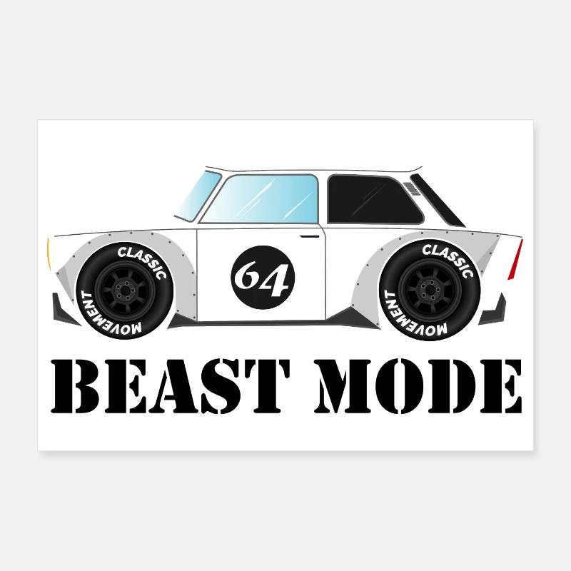 trabi Pappe Auto Klassiker Tuning Poster 30x20 cm