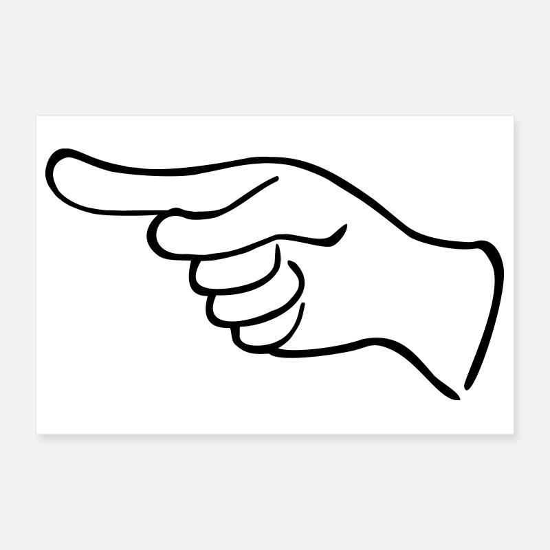 Une aiguille indicative Poster 30 x 20 cm