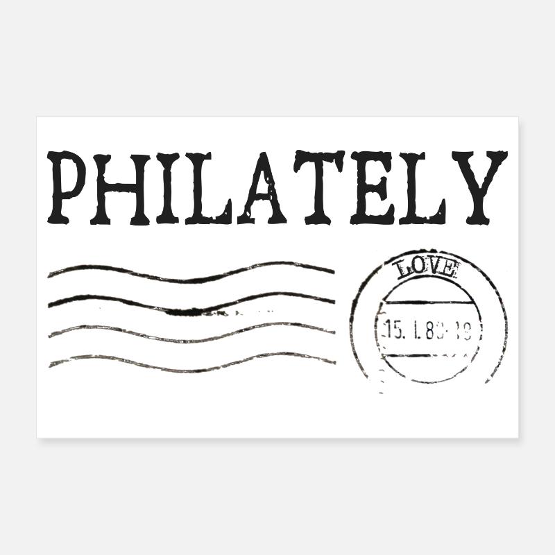 Philately Poster 12" x 8" (30x20 cm)