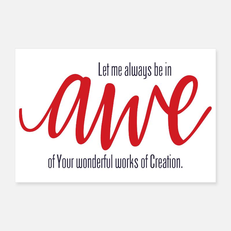 Crainte Poster 30 x 20 cm