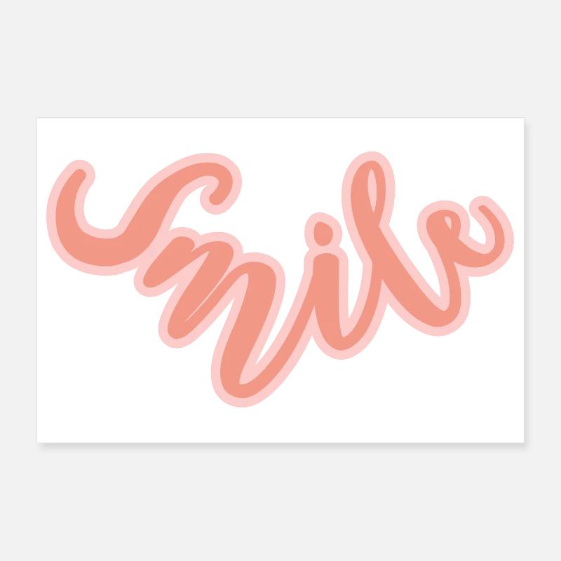 Sourire Poster 30 x 20 cm