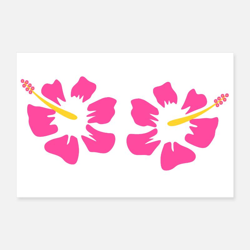 Fleur Rose Rose Fleur Fleurs Rose Rose Fleurs Poster 30 x 20 cm
