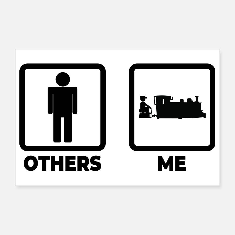 Leben eines Eisenbahners Poster 30x20 cm