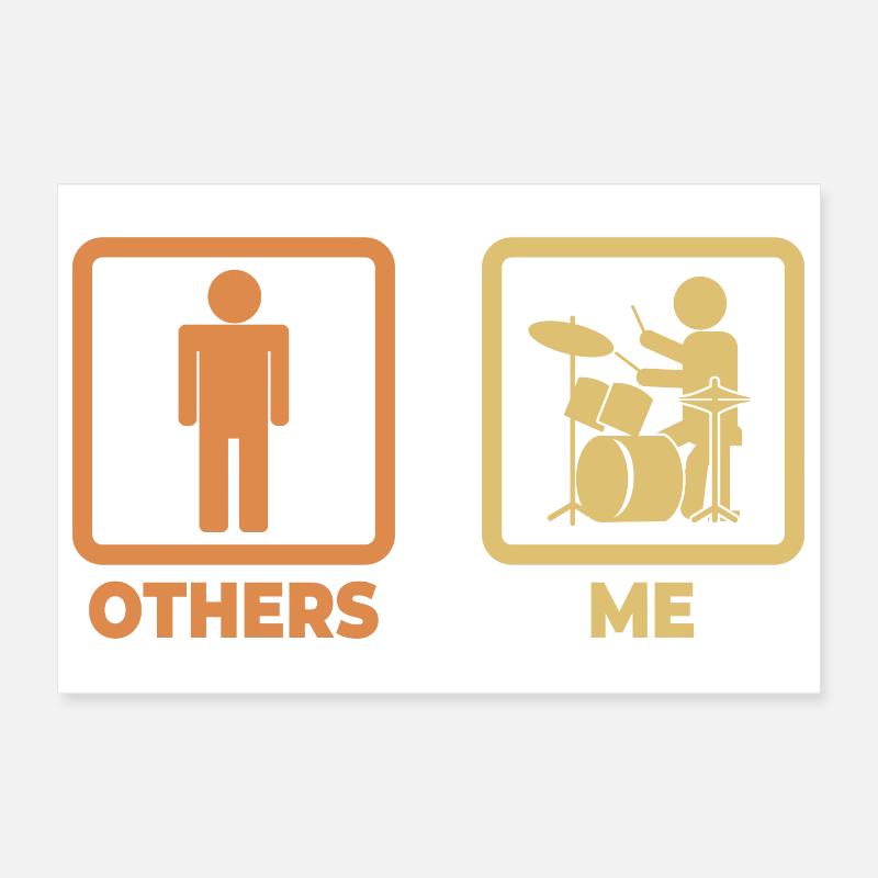 Figurine bâton de batteur Poster 30 x 20 cm