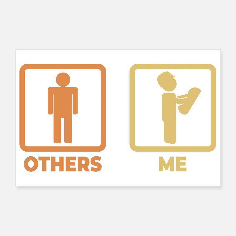 Figurine bâton d’architecte Poster 30 x 20 cm