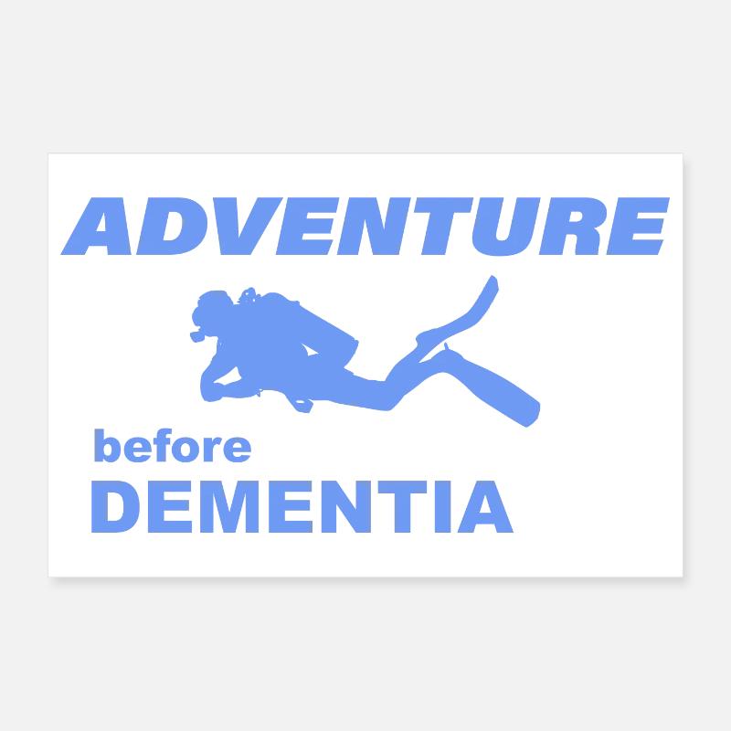 AVENTURE DE PLONGÉE Poster 30 x 20 cm