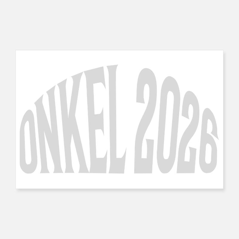 Onkel 2026 Poster 30x20 cm