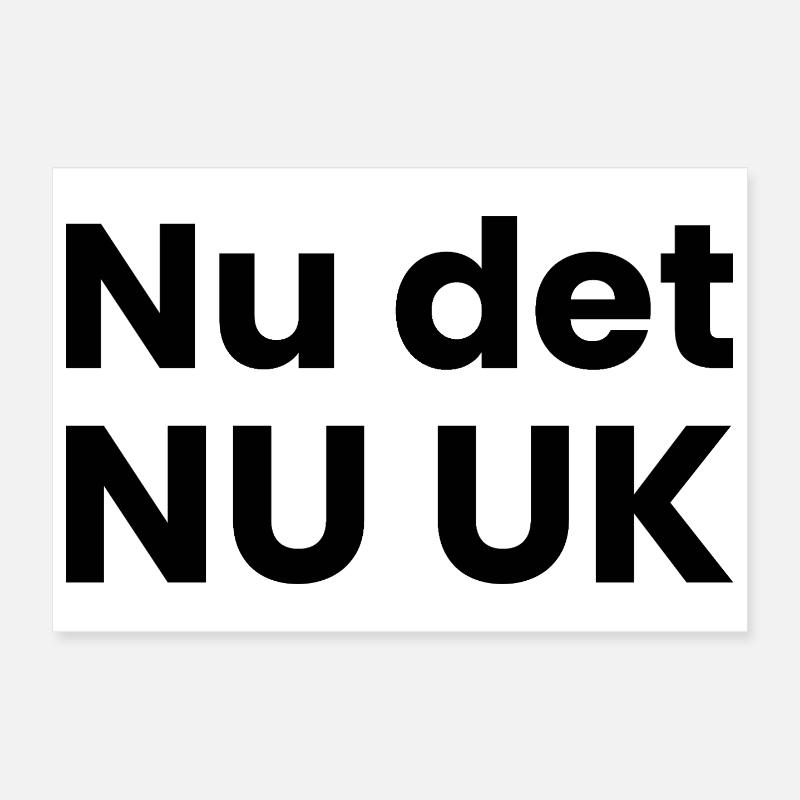 Now it Now UK Denmark Poster 12" x 8" (30x20 cm)