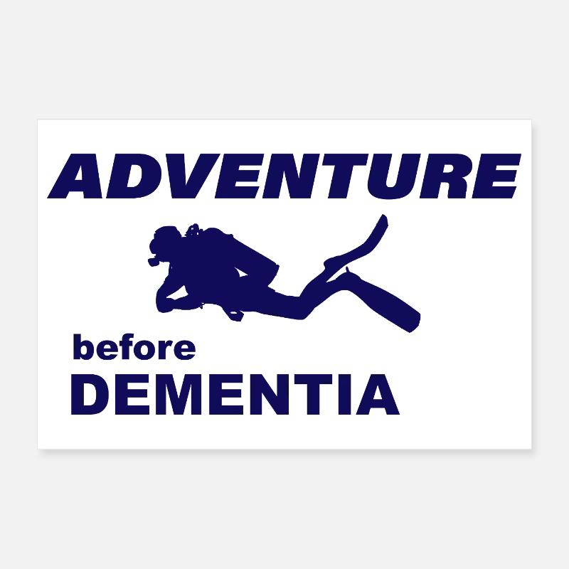 AVENTURE DE PLONGÉE Poster 30 x 20 cm