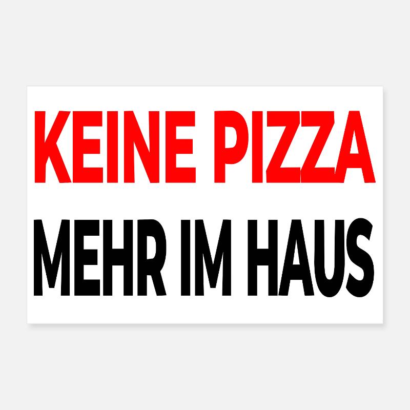 Pizza Poster 30x20 cm