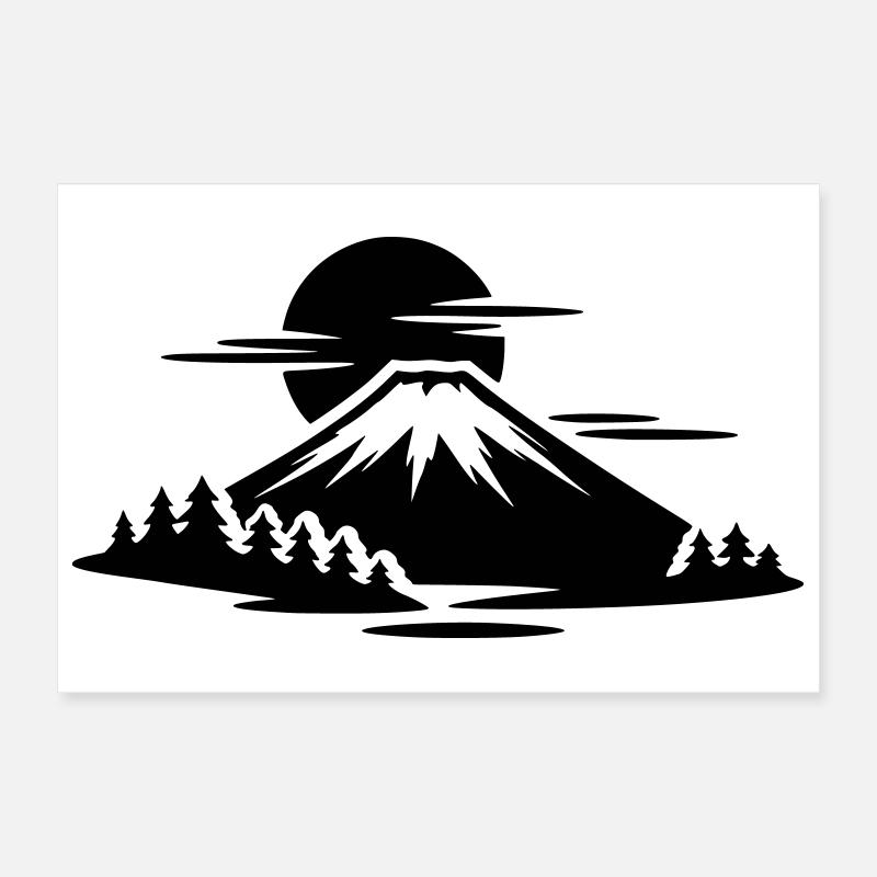Mont Fuji Poster 30 x 20 cm