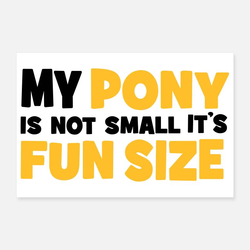 Pony Poster 30x20 cm