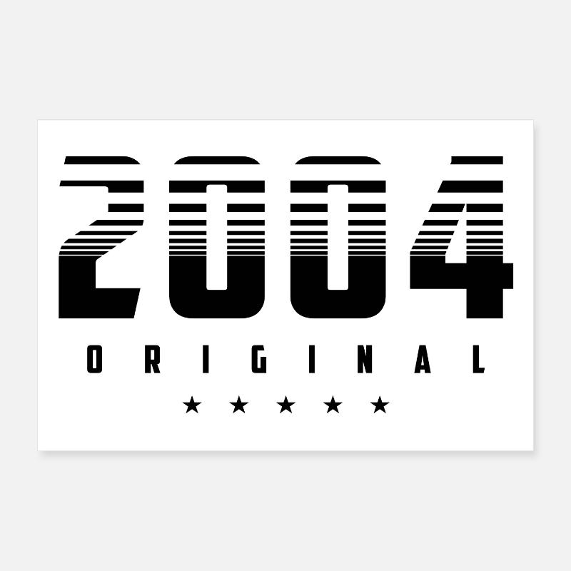 Geboren 2004 das Original Poster 30x20 cm