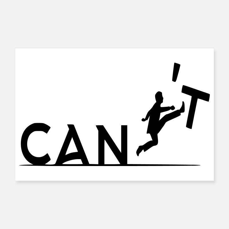 Manchmal können Dinge getan werden, wenn Sie möchten # Poster 30x20 cm