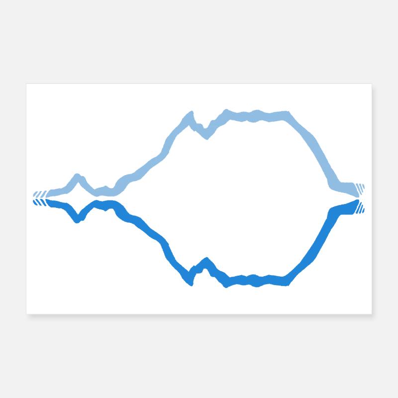 Grimming mirrored Poster 12" x 8" (30x20 cm)