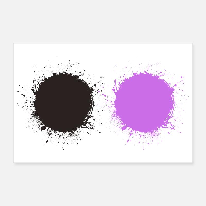 Noir Violet Poster 30 x 20 cm