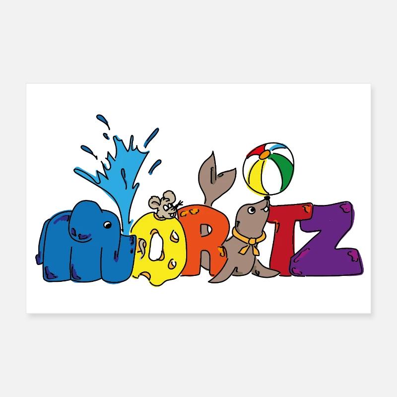 Moritz im Zirkus Poster 30x20 cm