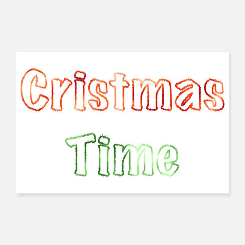 Christmas Poster 12" x 8" (30x20 cm)