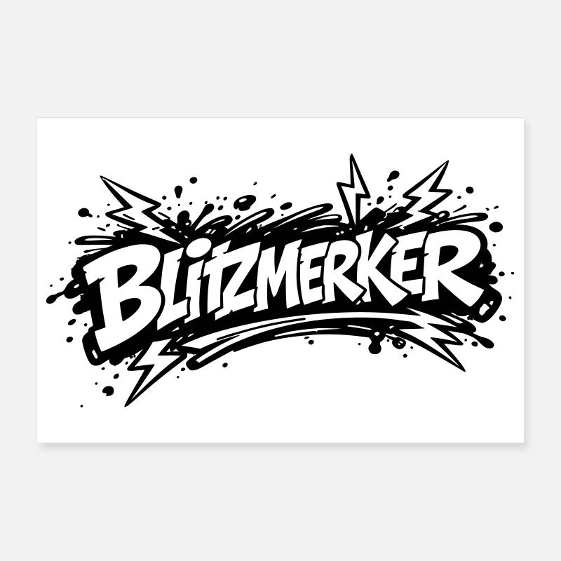 Blitzmerker Poster 30x20 cm