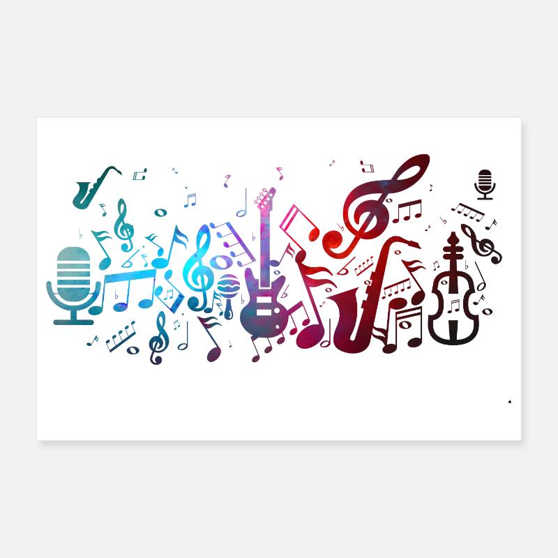 Musik Poster 30x20 cm
