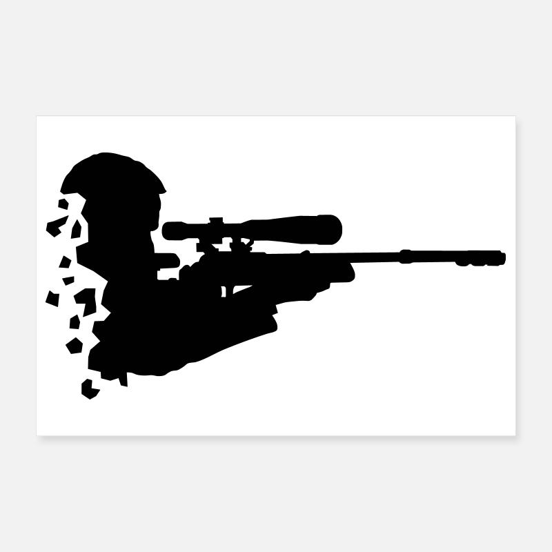 sport Shooting Poster 12" x 8" (30x20 cm)