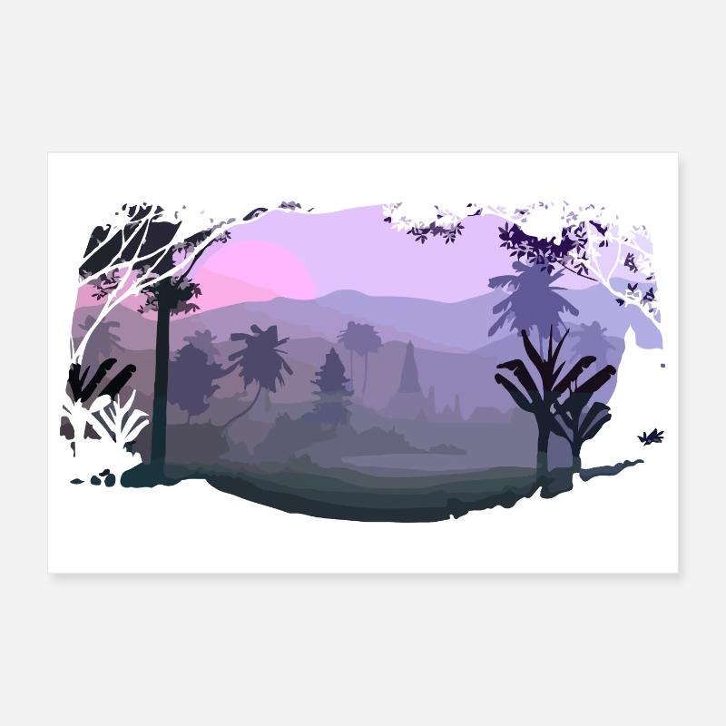 landscape Poster 12" x 8" (30x20 cm)