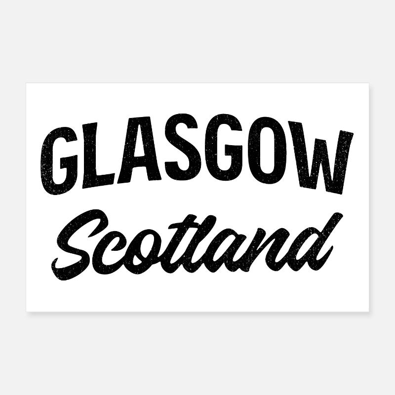 Glasgow Schottland Poster 30x20 cm