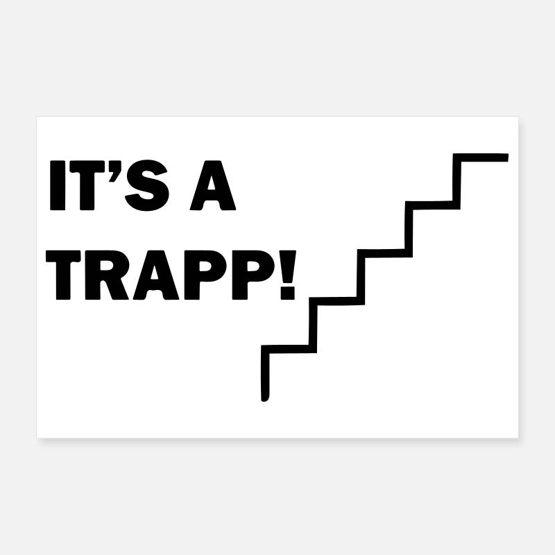 Es ist eine Treppe Poster 30x20 cm