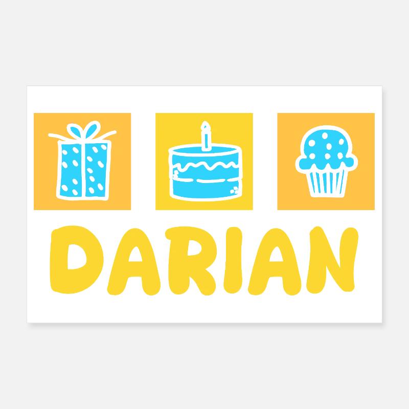 Darian comme prénom Poster 30 x 20 cm