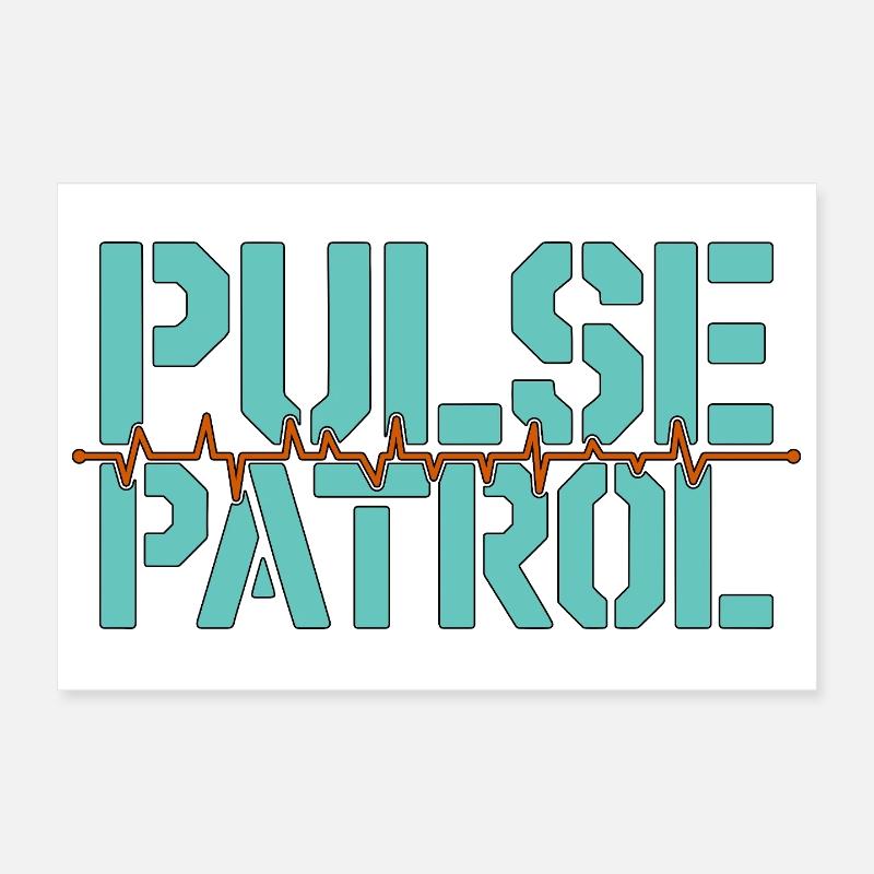 Cardiac Tech Pulse Patrol Pacemaker Technician Poster 30x20 cm
