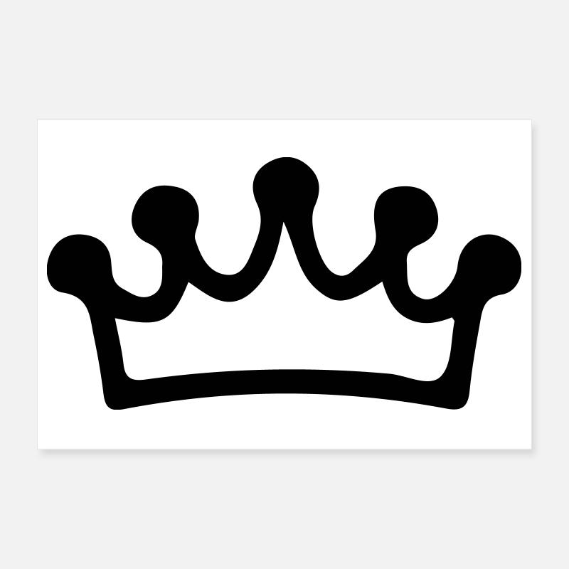 Krone Symbolik Poster 30x20 cm