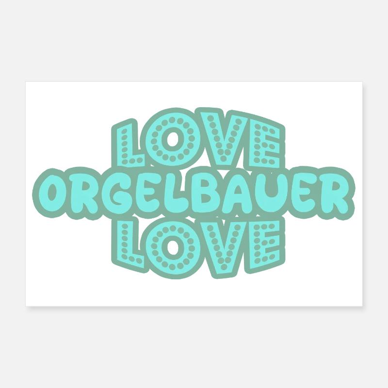 Organ builder as a vocation Poster 12" x 8" (30x20 cm)