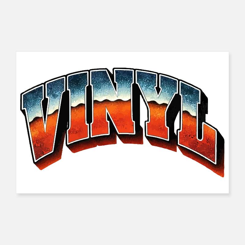Vinyl Bootleg Poster 12" x 8" (30x20 cm)