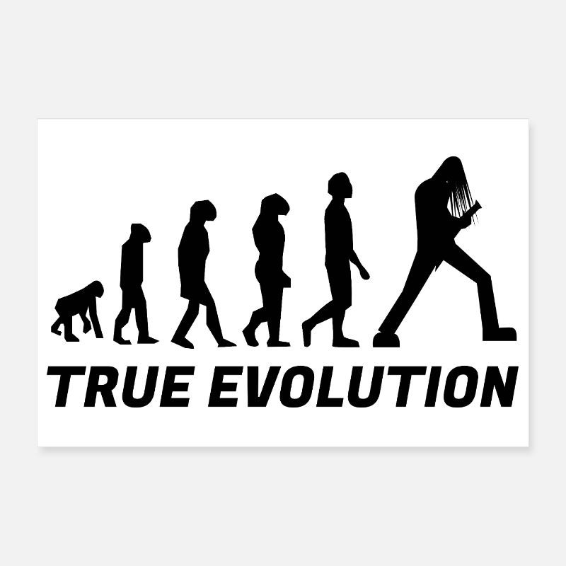 True evolution - vrai évolution metal Poster 30 x 20 cm