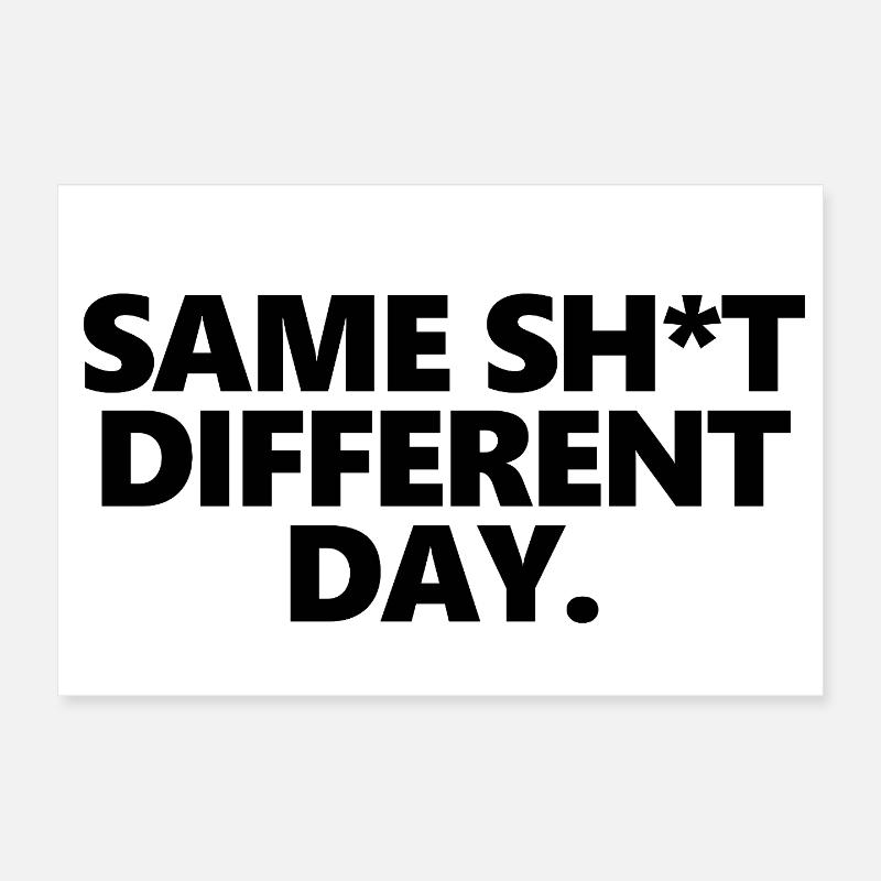 Slogan drôle de bureau Poster 30 x 20 cm