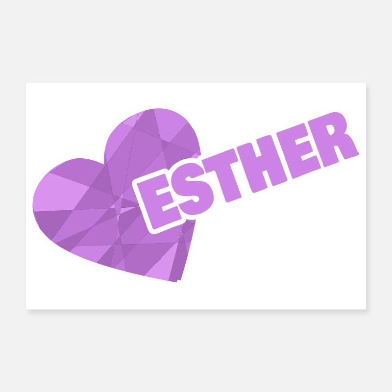 Esther as Kroenchen Poster 12" x 8" (30x20 cm)