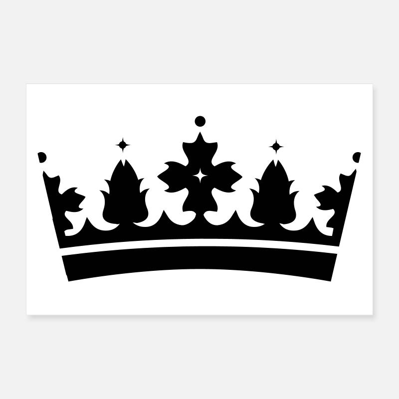 Crown Poster 12" x 8" (30x20 cm)