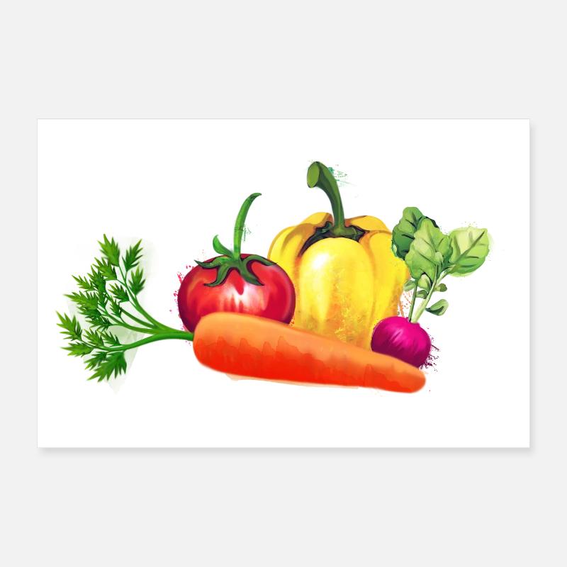 Gemüse Poster 30x20 cm