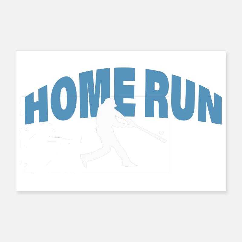 HOME RUN Poster 30x20 cm