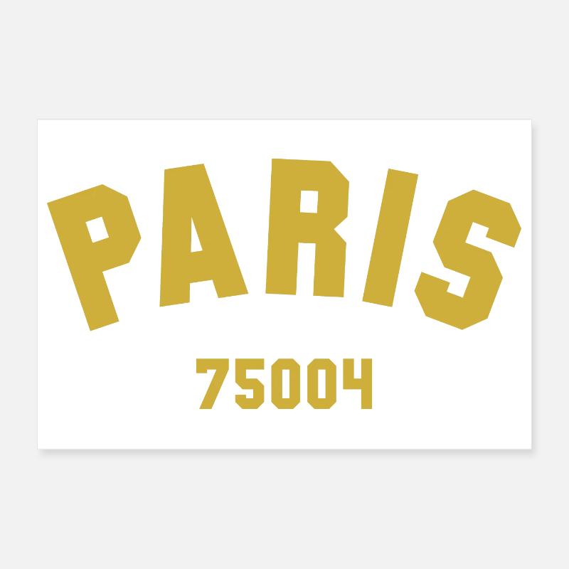 PARIS 4. Arrondissement Poster 30x20 cm
