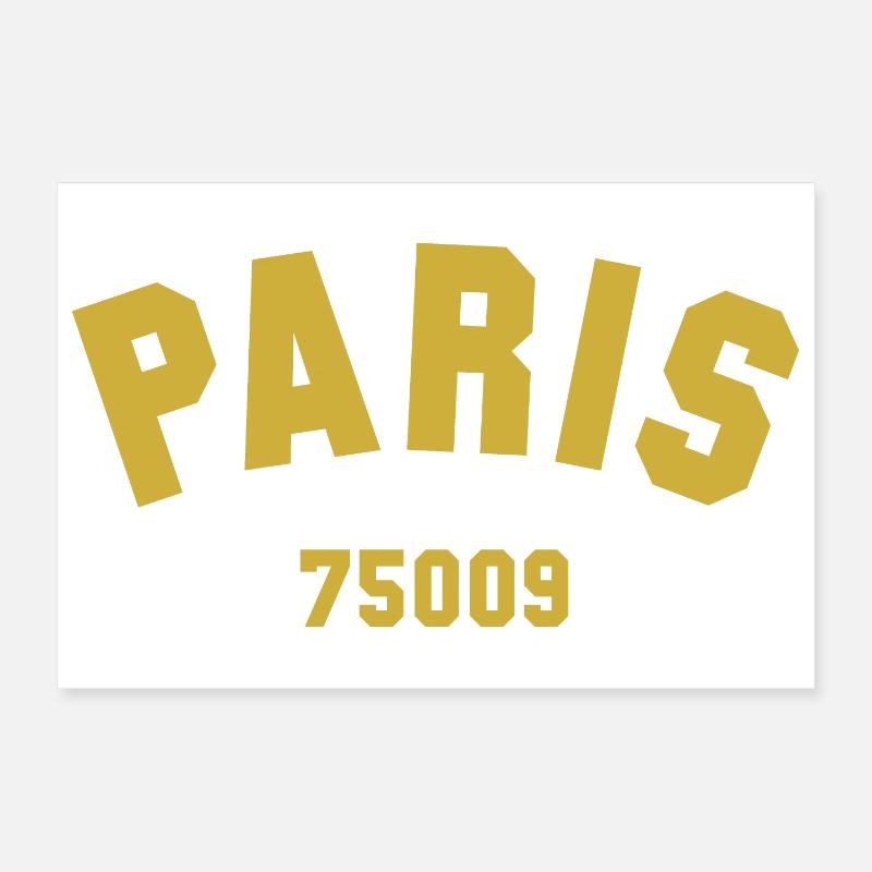 PARIS 9. Arrondissement Poster 30x20 cm