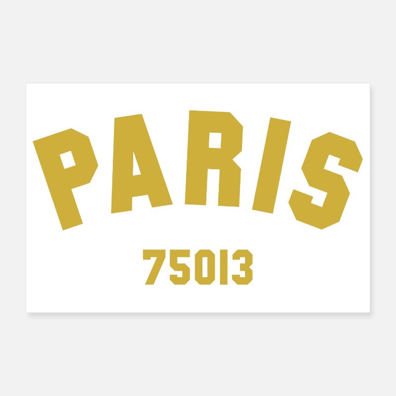 13e arrondissement de PARIS Poster 30 x 20 cm