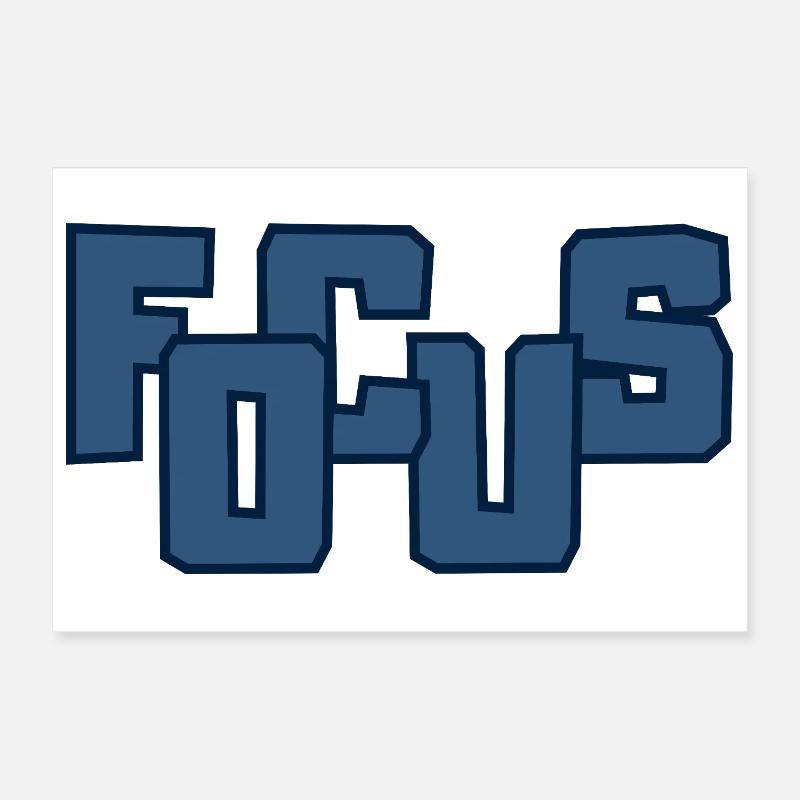 Fools Gras Lettres majuscules Poster 30 x 20 cm