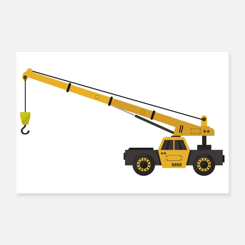 crane Poster 12" x 8" (30x20 cm)