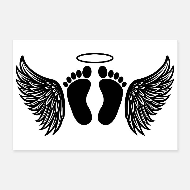 Mémorial de la perte du bébé Poster 30 x 20 cm